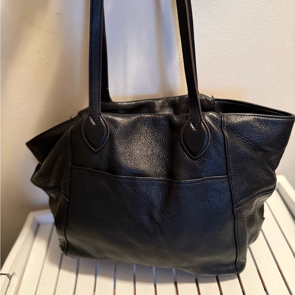 Aimee Kestenberg Black Leather Tote - Picture 2 of 10